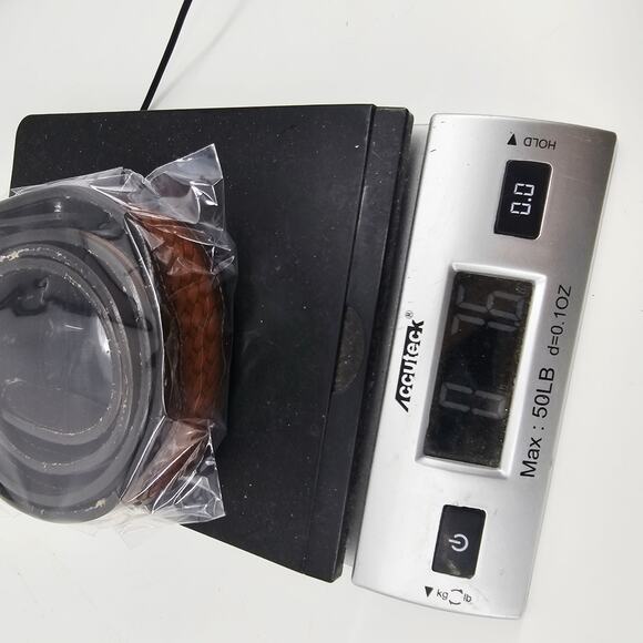 Stetson Country Handtooled Brown Leather Snap-On Western Belt Men's 38 - Picture 13 of 13